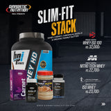 SLIM-FIT STACK (WHEY PROTEIN, VITAMIN-D, L-CARNITINE, CHROMIUM & PEANUT BUTTER COMBO)