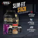 SLIM-FIT STACK (WHEY PROTEIN, VITAMIN-D, L-CARNITINE, CHROMIUM & PEANUT BUTTER COMBO)