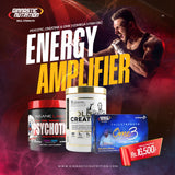 Energy Amplifier (Pre-Workout, Creatine, Omega 3 & Fish Oil Combo)